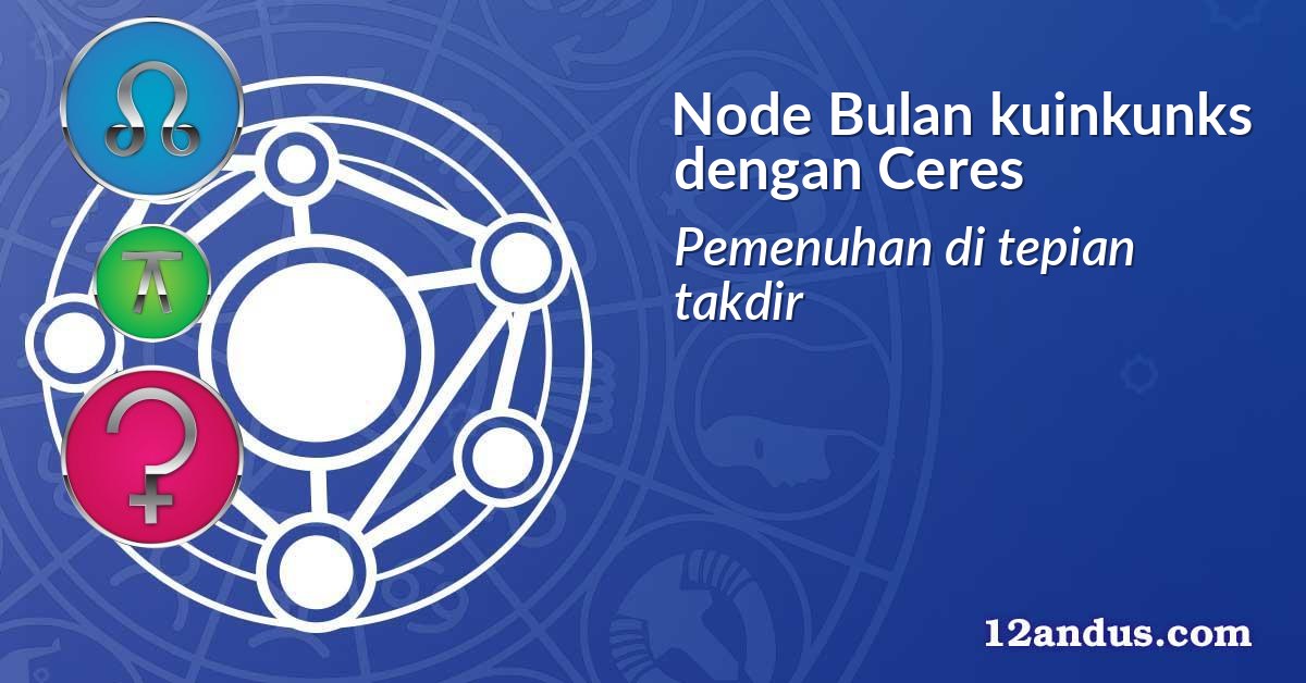 Node Bulan kuinkunks dengan Ceres