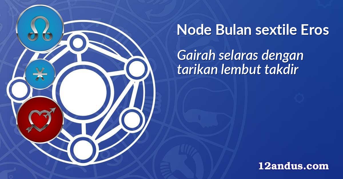 Node Bulan sextile Eros