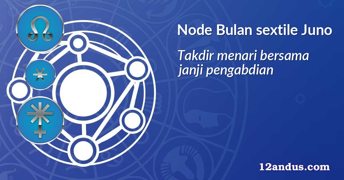 Node Bulan sextile Juno