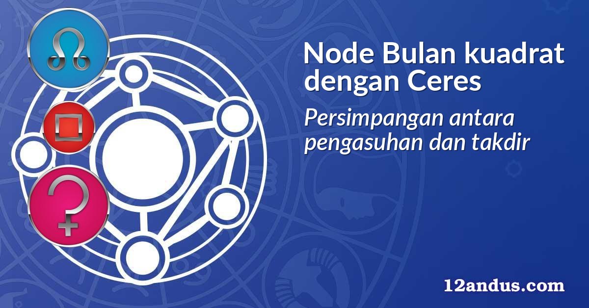 Node Bulan kuadrat dengan Ceres