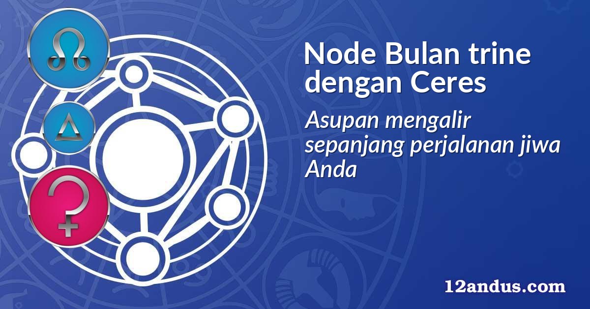 Node Bulan trine dengan Ceres