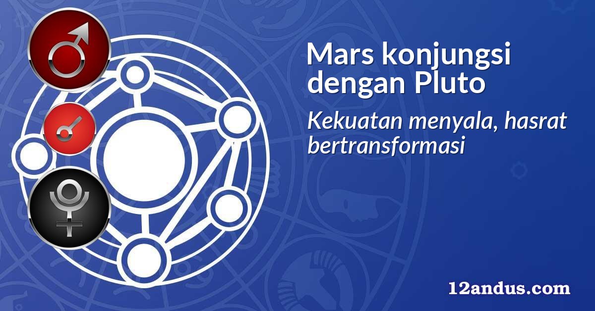 Mars konjungsi dengan Pluto