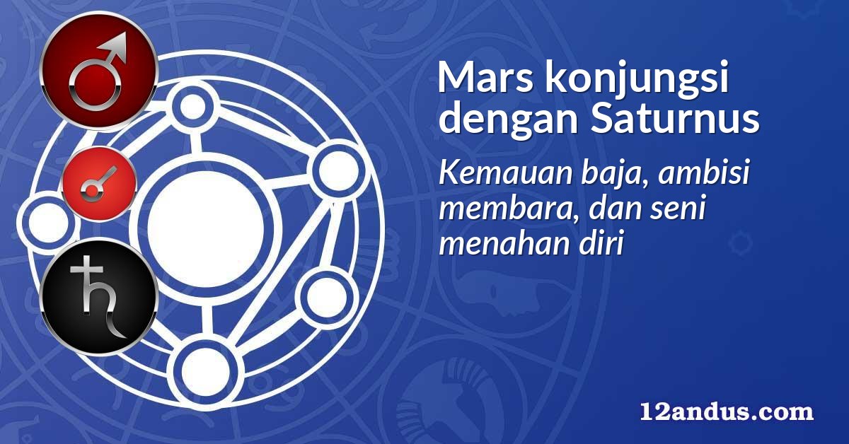 Mars konjungsi dengan Saturnus