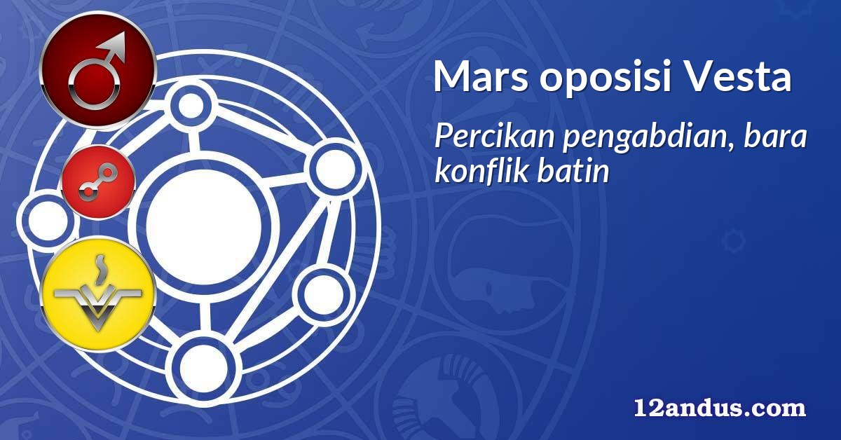 Mars oposisi Vesta