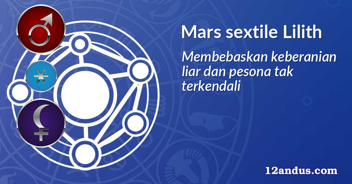 Mars sextile Lilith