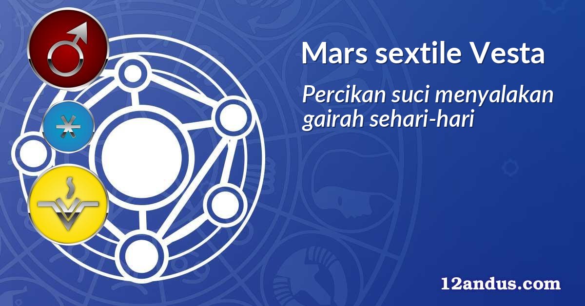 Mars sextile Vesta