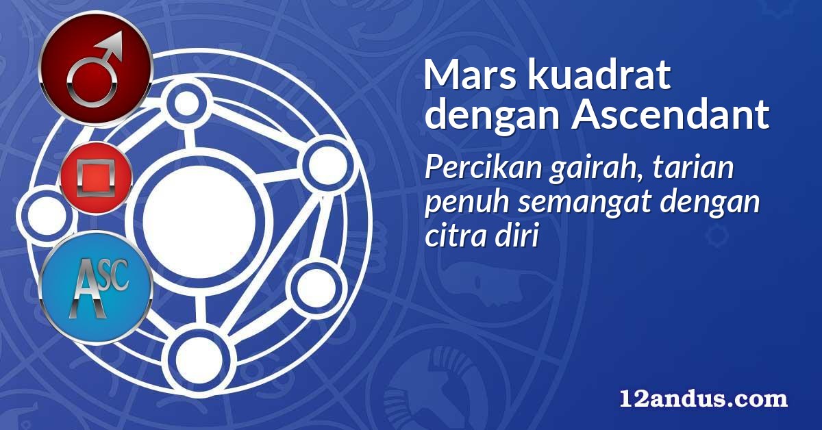 Mars kuadrat dengan Ascendant