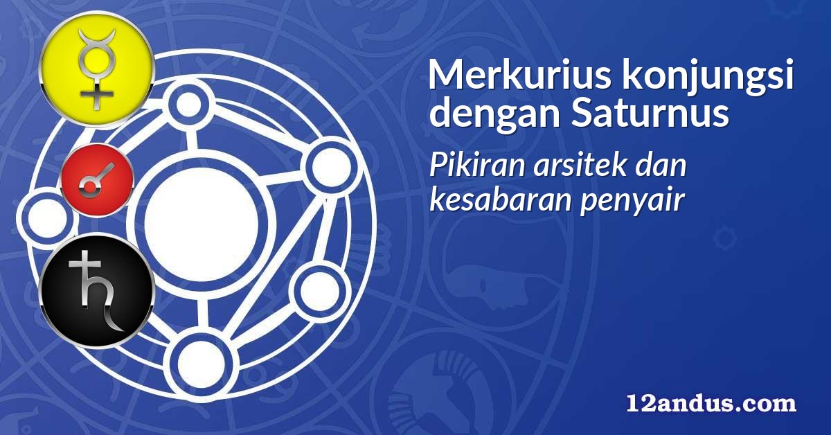 Merkurius konjungsi dengan Saturnus