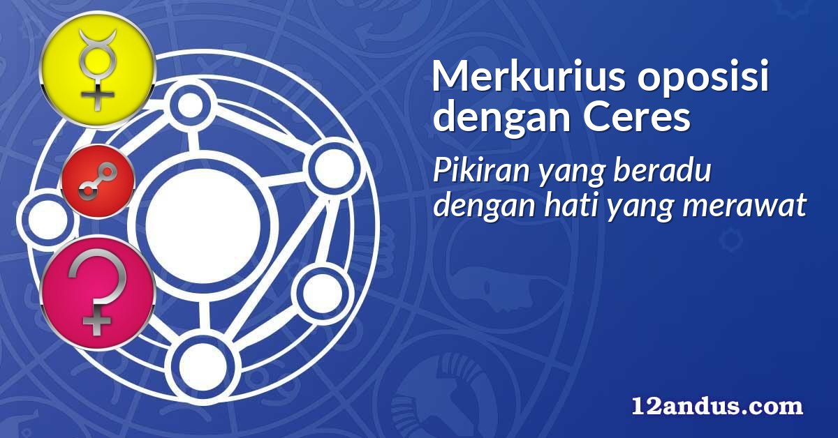 Merkurius oposisi dengan Ceres