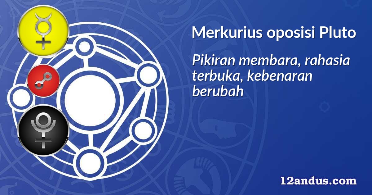 Merkurius oposisi Pluto