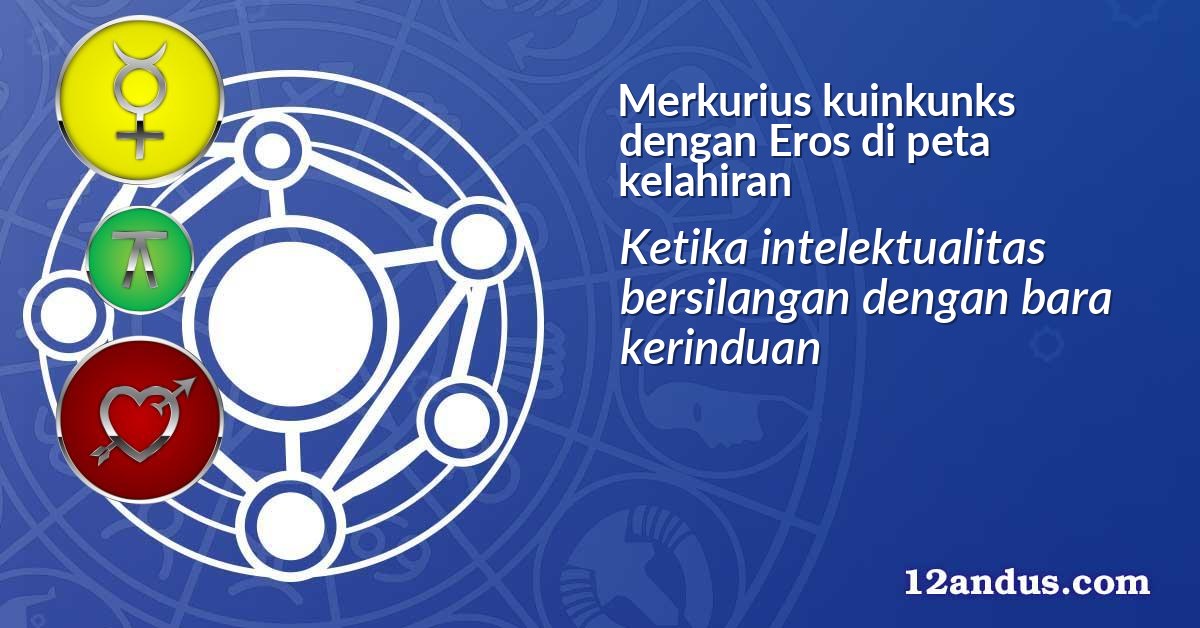 Merkurius kuinkunks dengan Eros di peta kelahiran