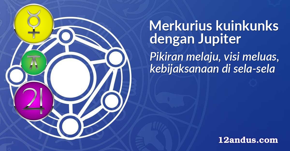 Merkurius kuinkunks dengan Jupiter