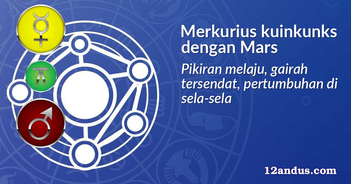 Merkurius kuinkunks dengan Mars