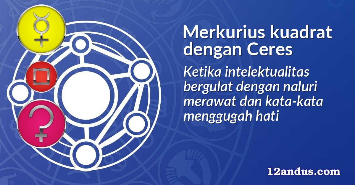 Merkurius kuadrat dengan Ceres
