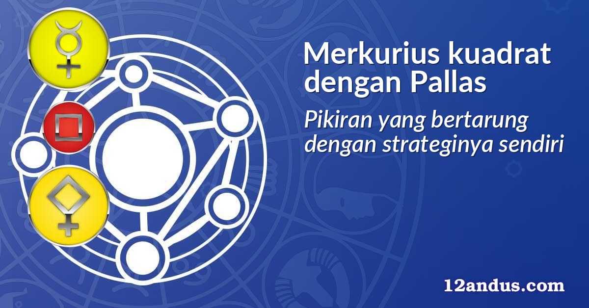 Merkurius kuadrat dengan Pallas