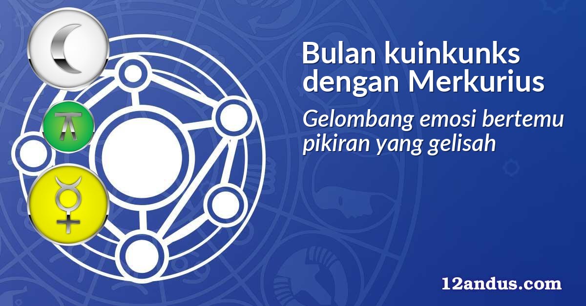 Bulan kuinkunks dengan Merkurius