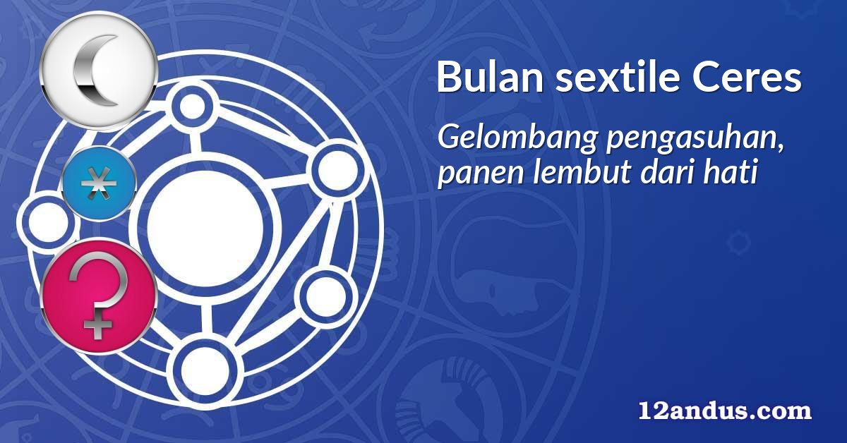 Bulan sextile Ceres