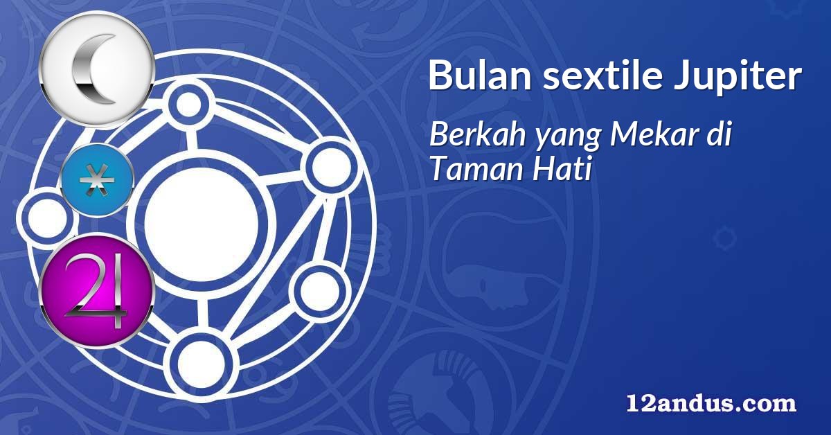 Bulan sextile Jupiter
