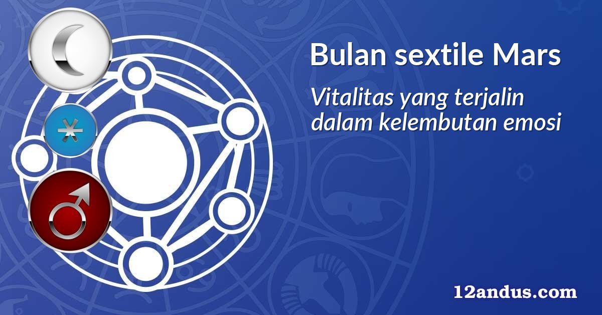 Bulan sextile Mars