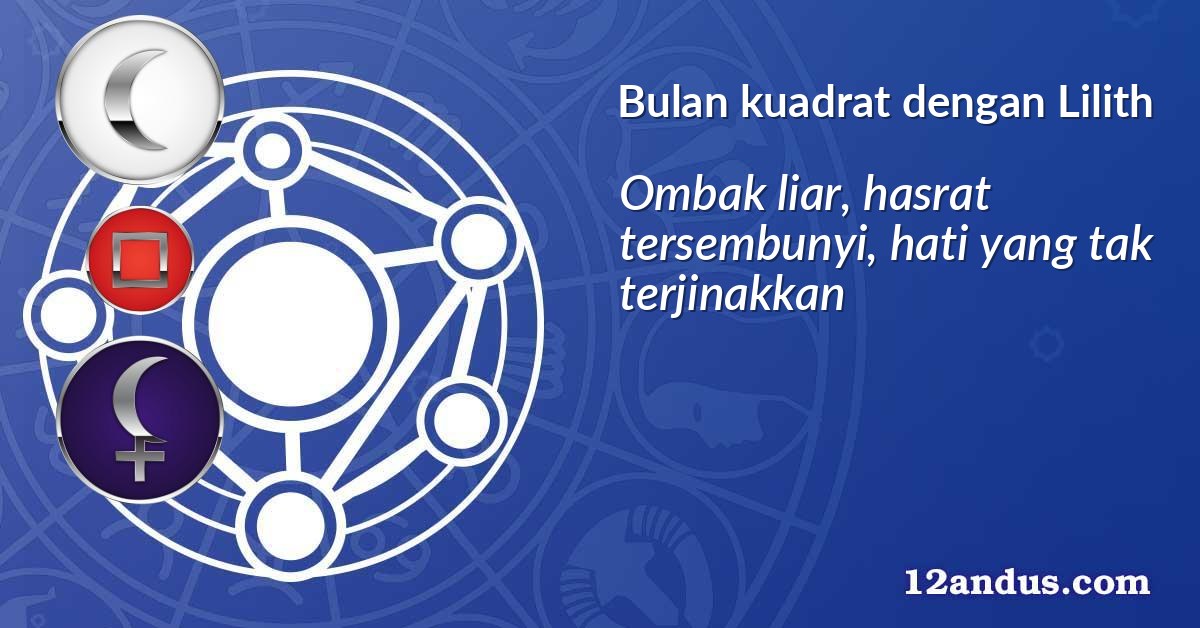 Bulan kuadrat dengan Lilith