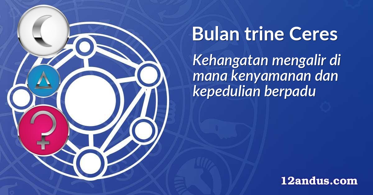 Bulan trine Ceres