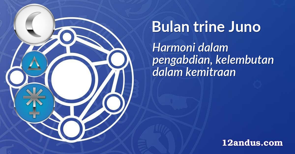 Bulan trine Juno