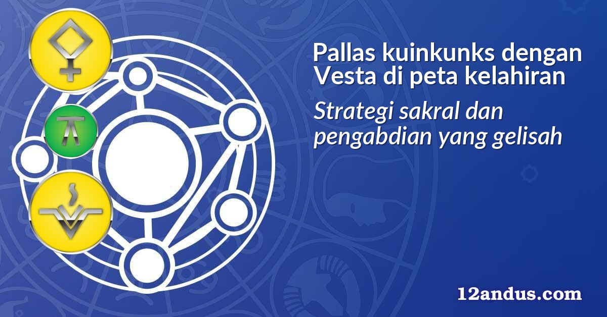 Pallas kuinkunks dengan Vesta di peta kelahiran