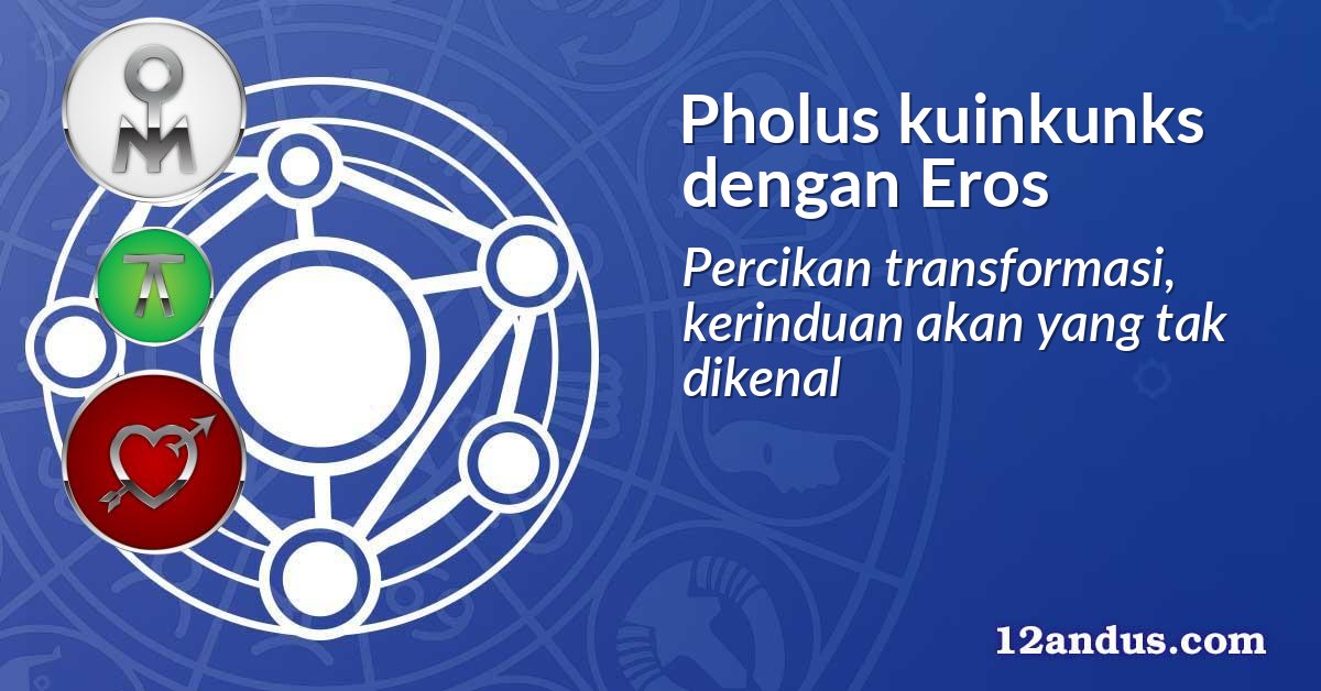 Pholus kuinkunks dengan Eros
