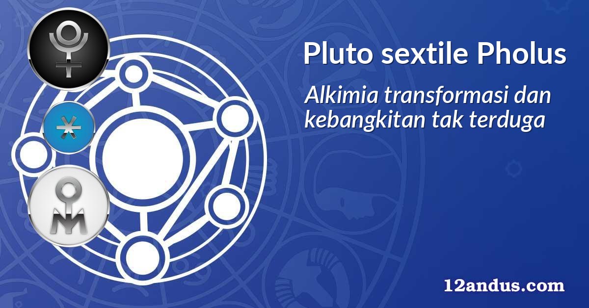 Pluto sextile Pholus