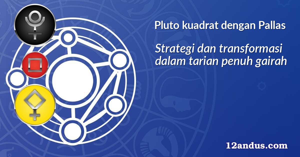 Pluto kuadrat dengan Pallas