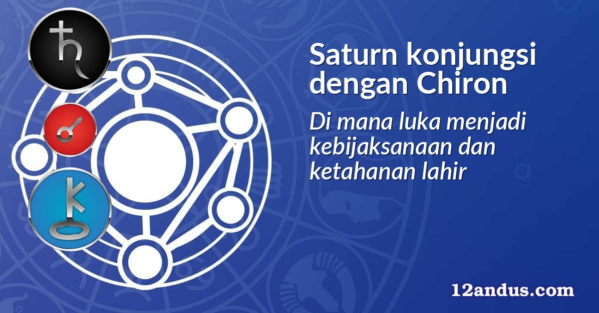 Saturn konjungsi dengan Chiron