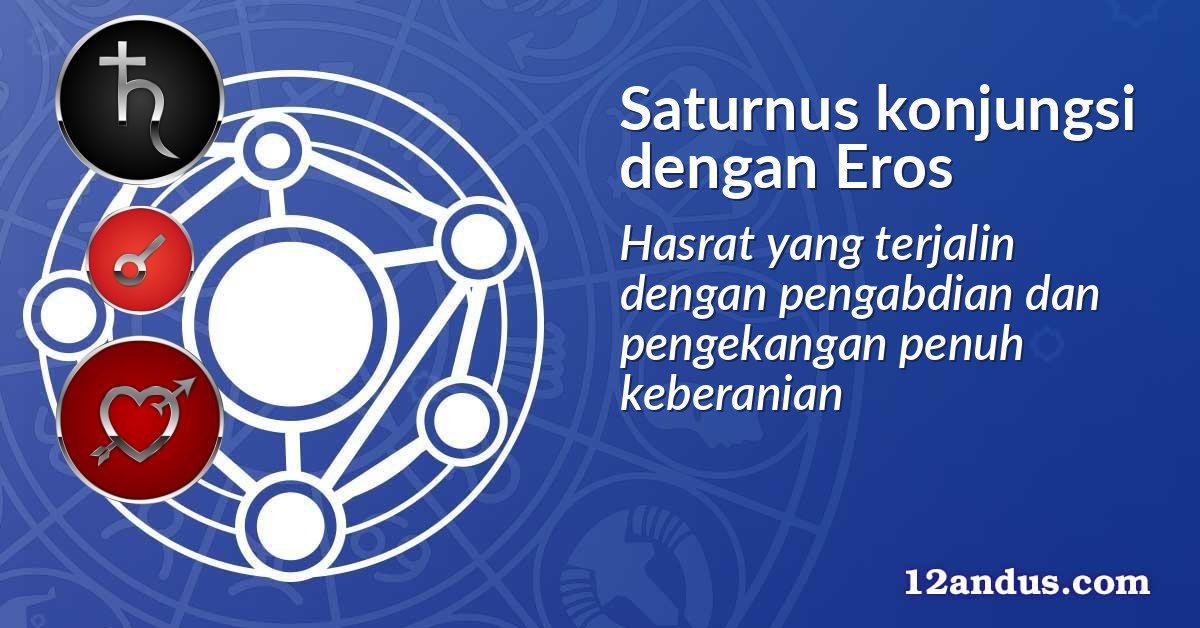 Saturnus konjungsi dengan Eros