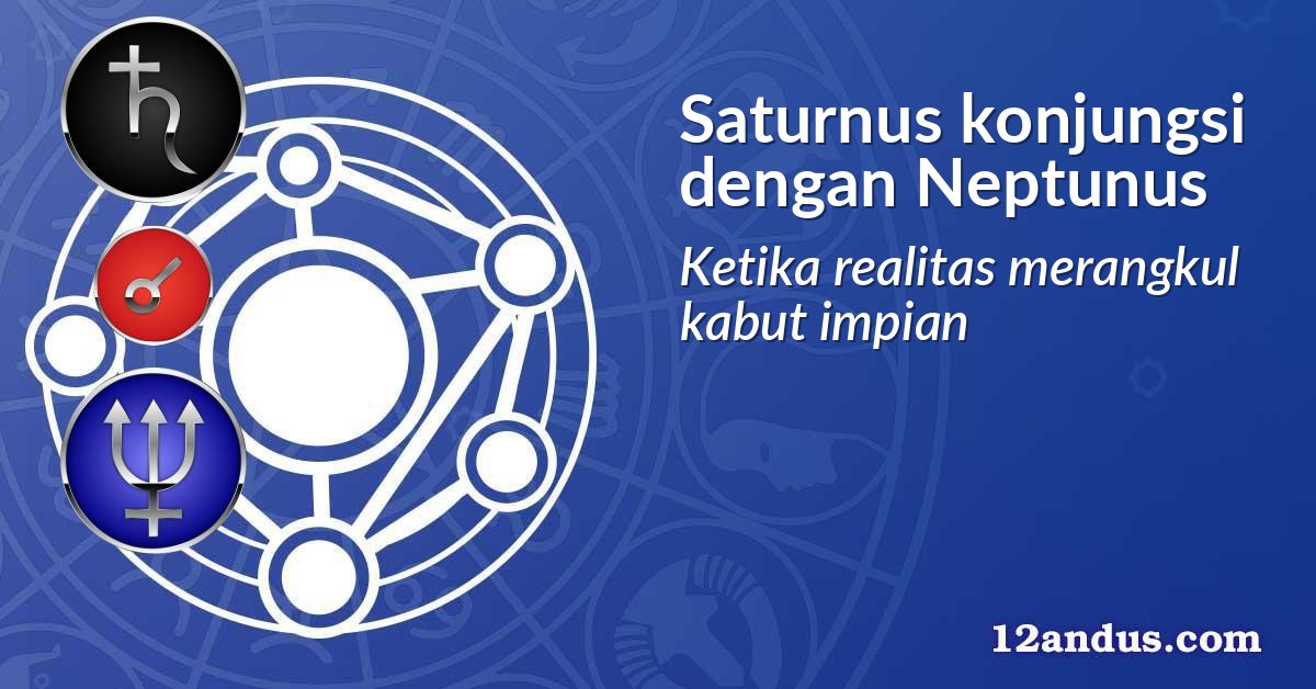 Saturnus konjungsi dengan Neptunus