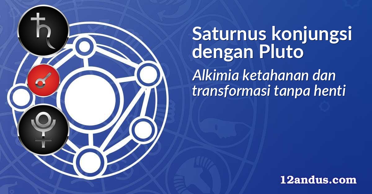 Saturnus konjungsi dengan Pluto