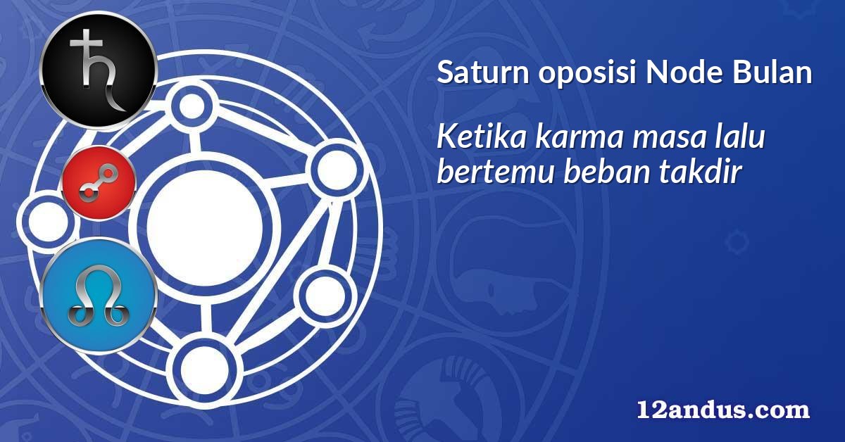 Saturn oposisi Node Bulan