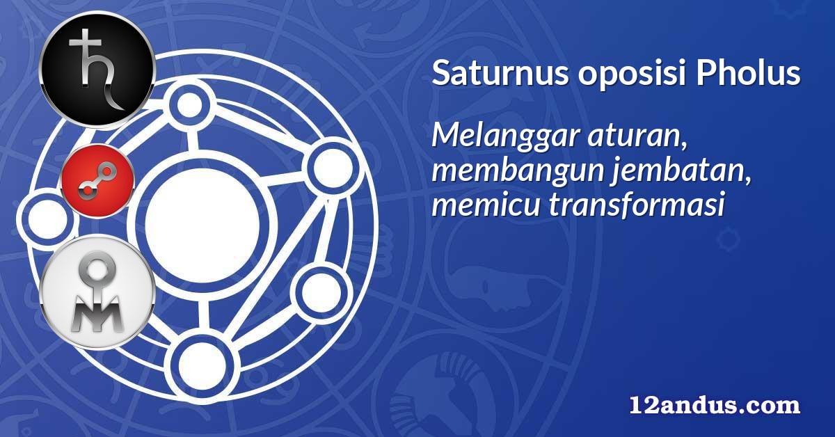 Saturnus oposisi Pholus
