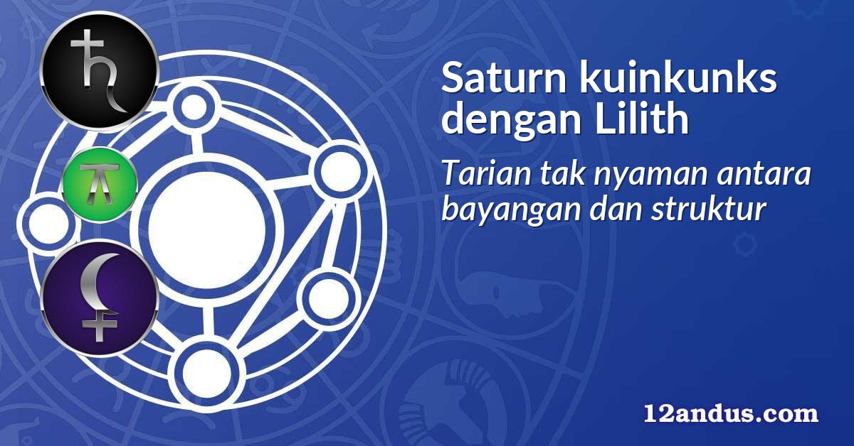 Saturn kuinkunks dengan Lilith