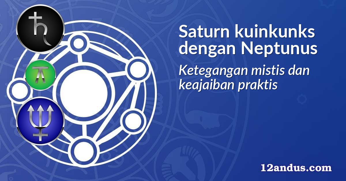 Saturn kuinkunks dengan Neptunus
