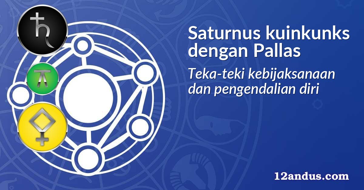 Saturnus kuinkunks dengan Pallas