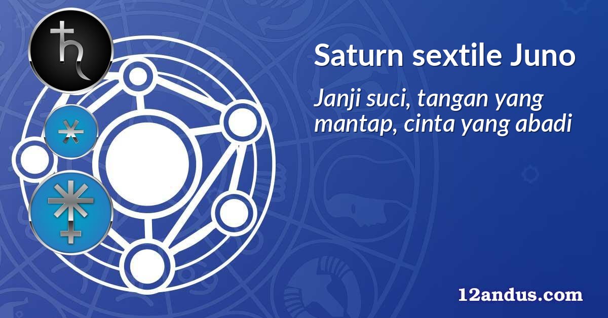 Saturn sextile Juno