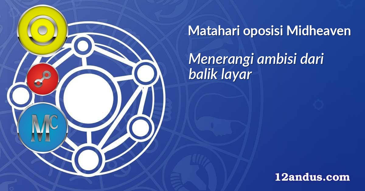 Matahari oposisi Midheaven