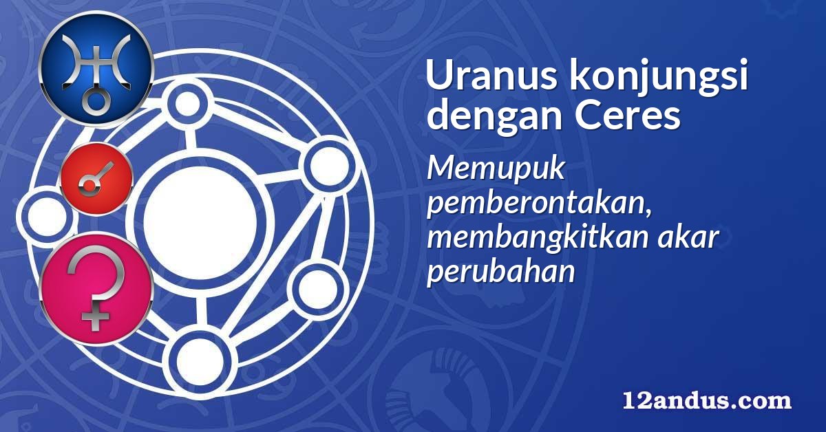 Uranus konjungsi dengan Ceres