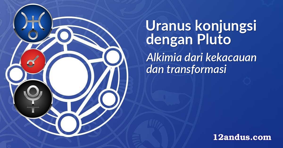Uranus konjungsi dengan Pluto