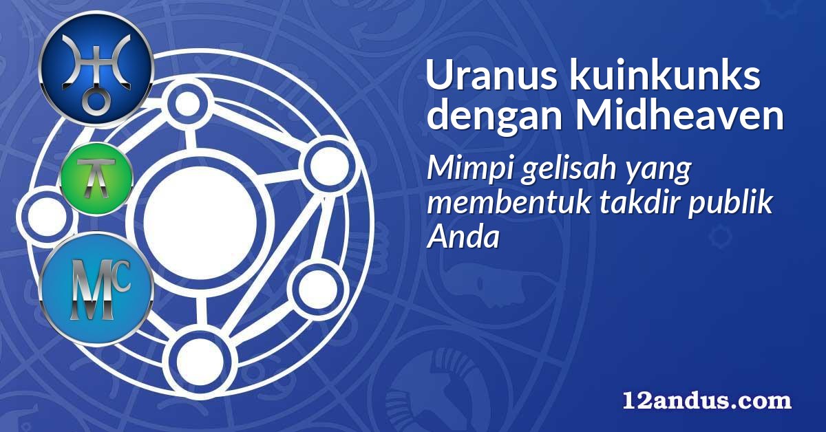 Uranus kuinkunks dengan Midheaven