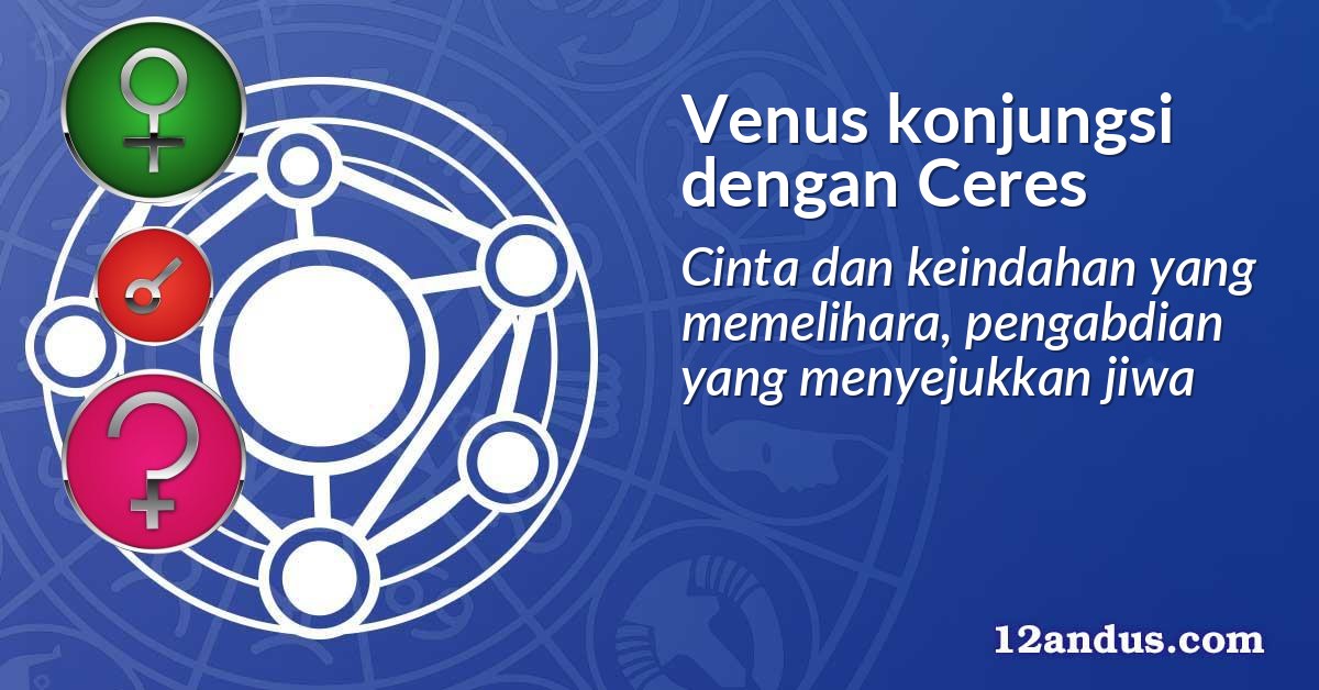 Venus konjungsi dengan Ceres