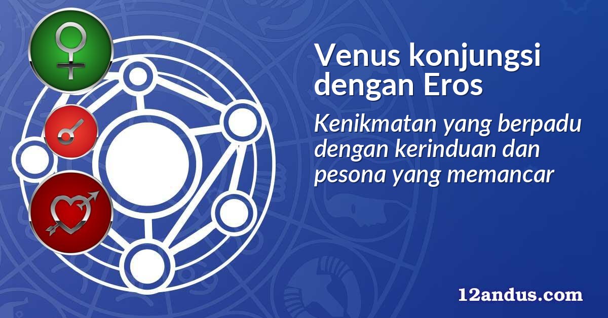 Venus konjungsi dengan Eros