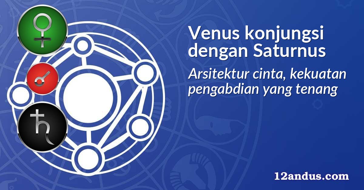 Venus konjungsi dengan Saturnus