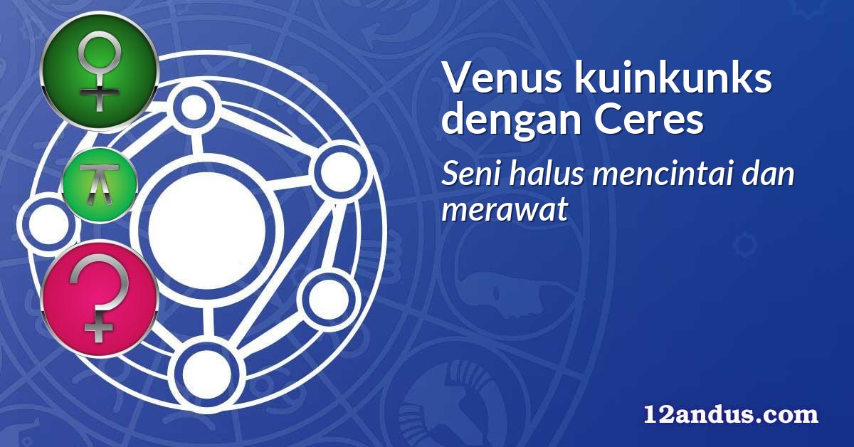 Venus kuinkunks dengan Ceres