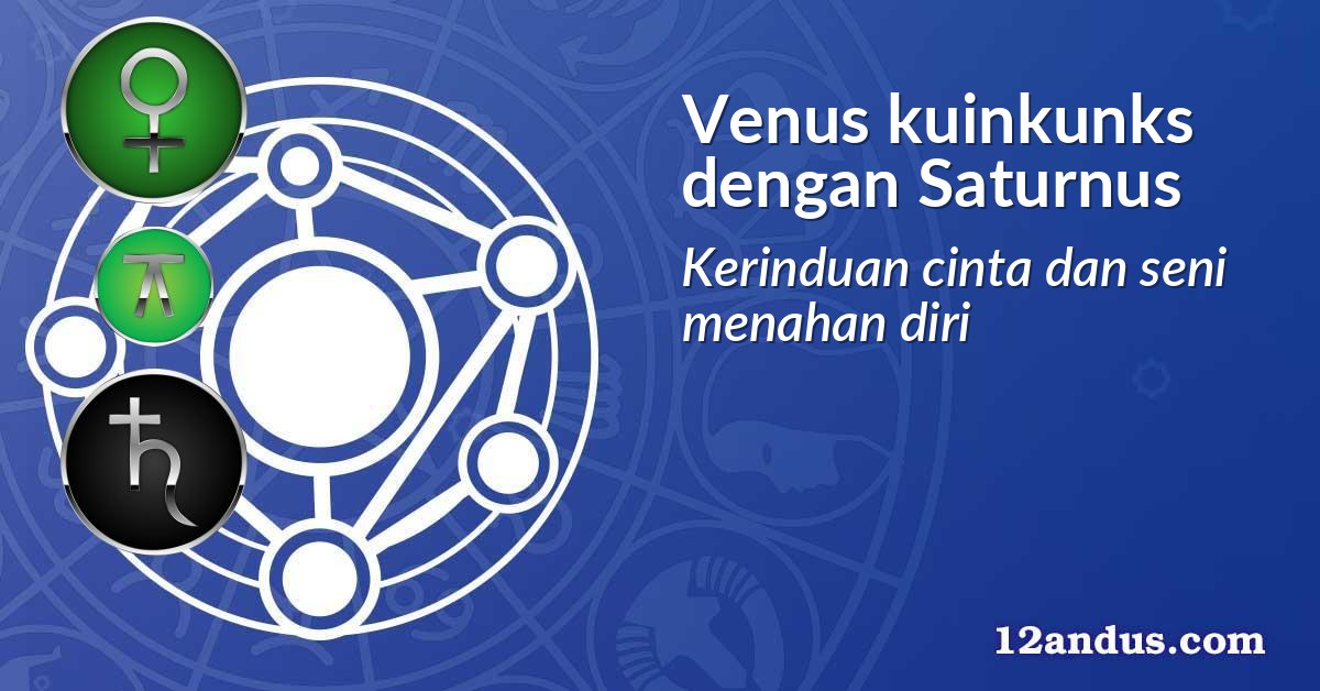 Venus kuinkunks dengan Saturnus
