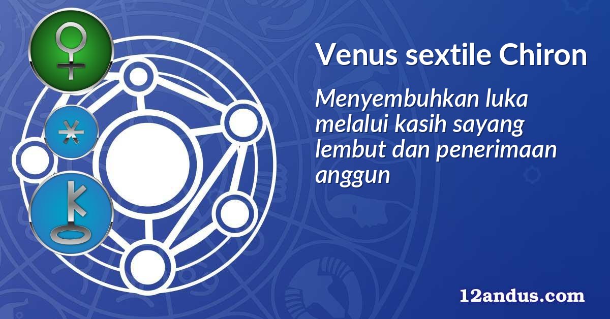Venus sextile Chiron